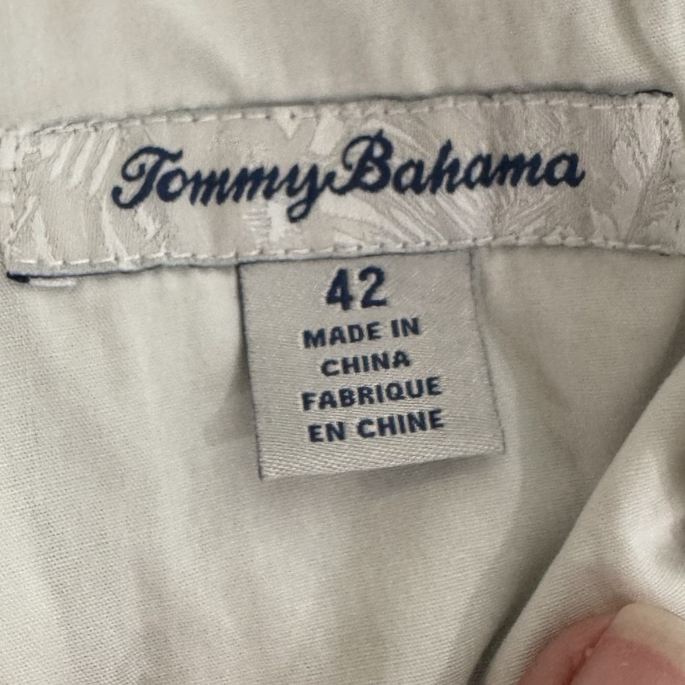 Tommy Bahama Mens 42 Relax Cotton Chino Shorts‎ in Tan Khakis 10" Inseam - Picture 4 of 6
